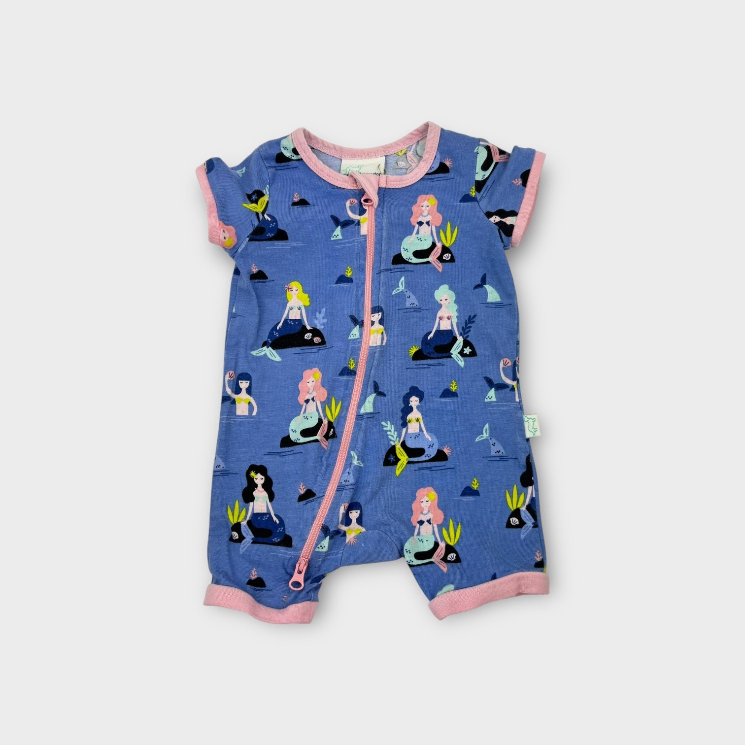 Peter Alexander Mermaid Sleep Bodysuit, Size 000