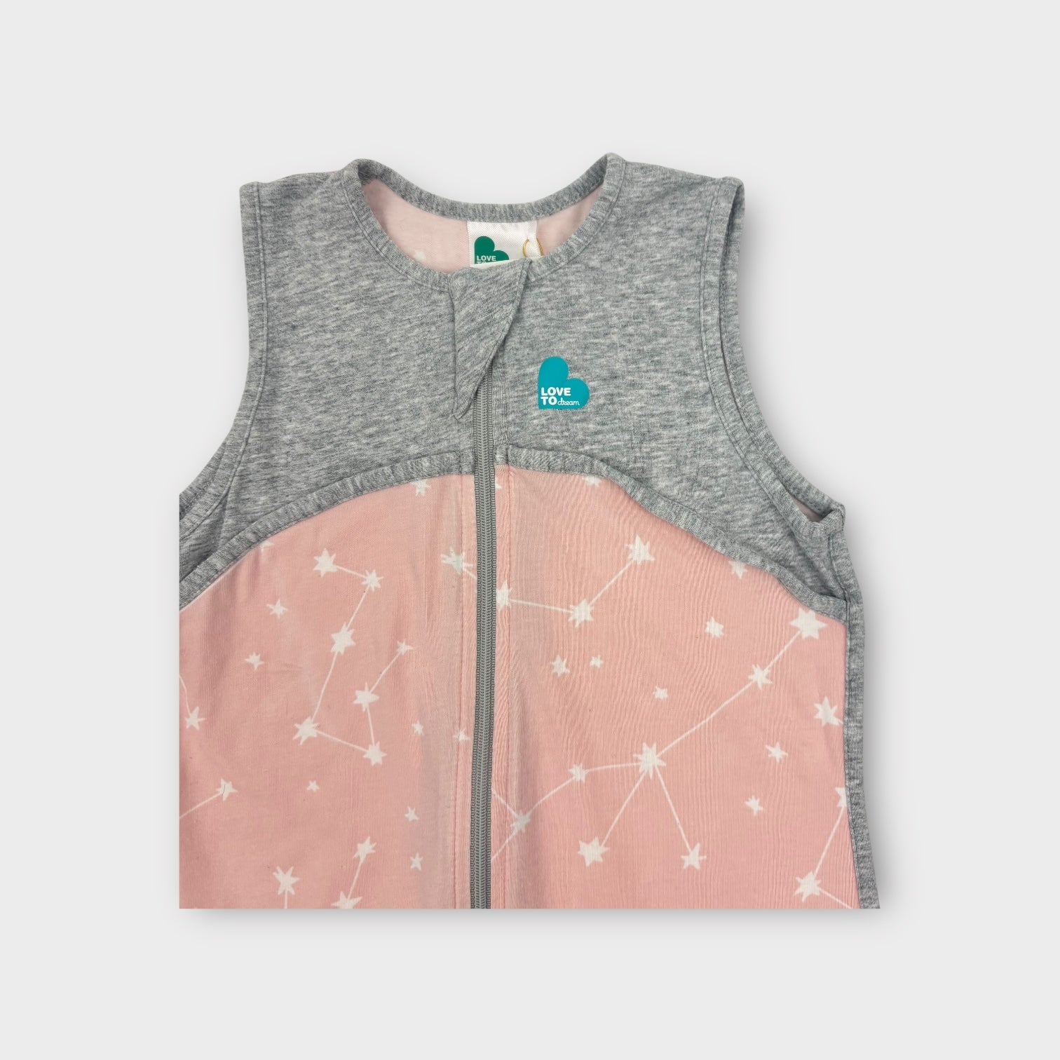 Love to Dream Pink Star Print 0.2 Tog Sleep Suit, Size 0