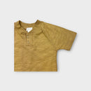 Jamie Kay Khaki Henley T-Shirt, Size 0