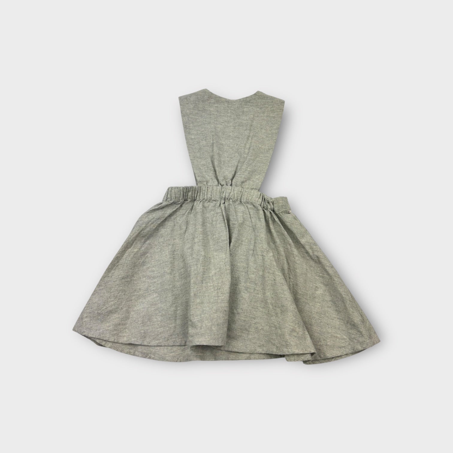 Fox and Finch Baby Bunny Pinafore Dress, Size 3