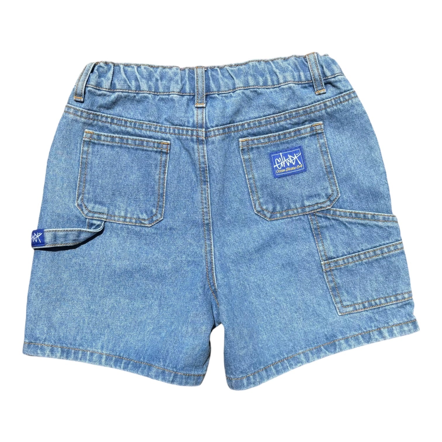 Ghanda Denim Shorts, Size 7-8