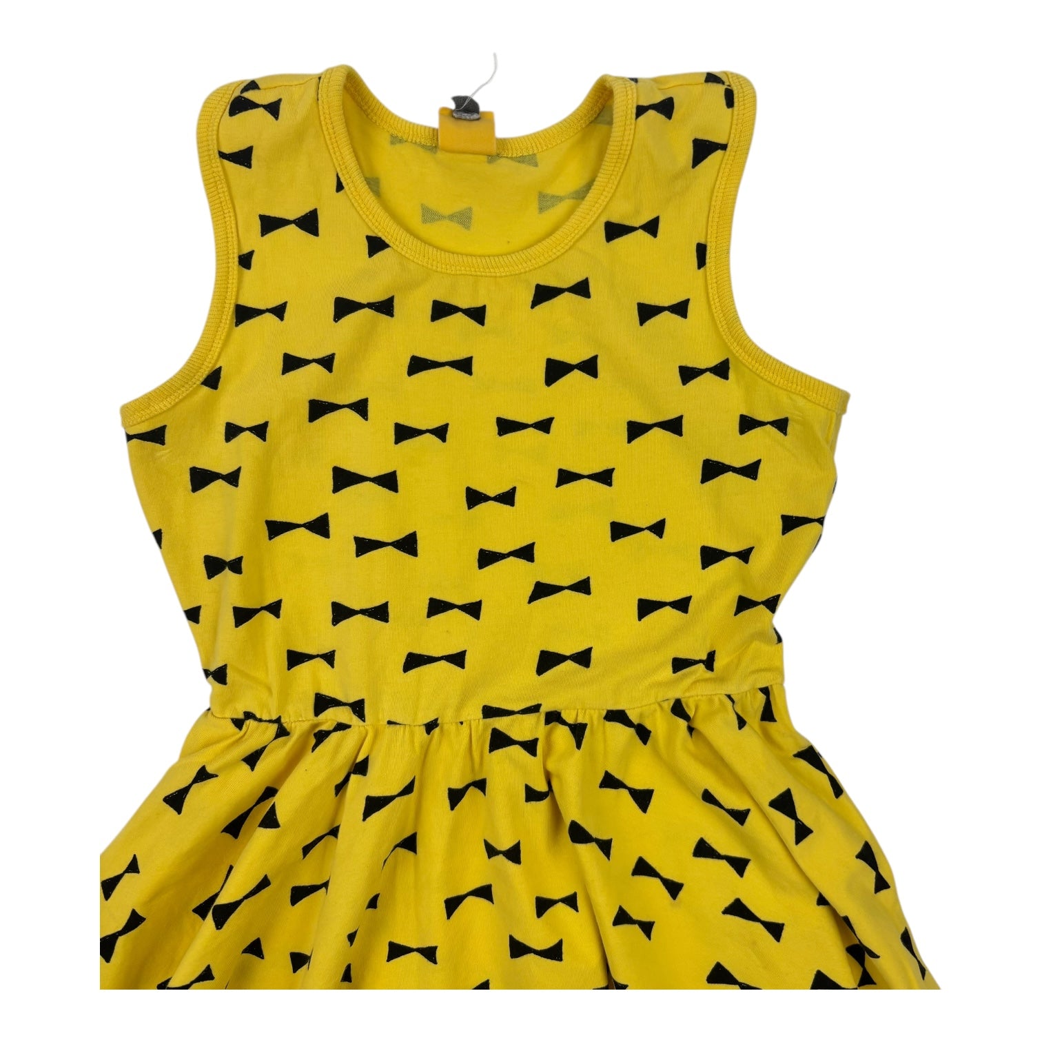 Rock Your Kid Yellow Bow Tie Dress, Size 10
