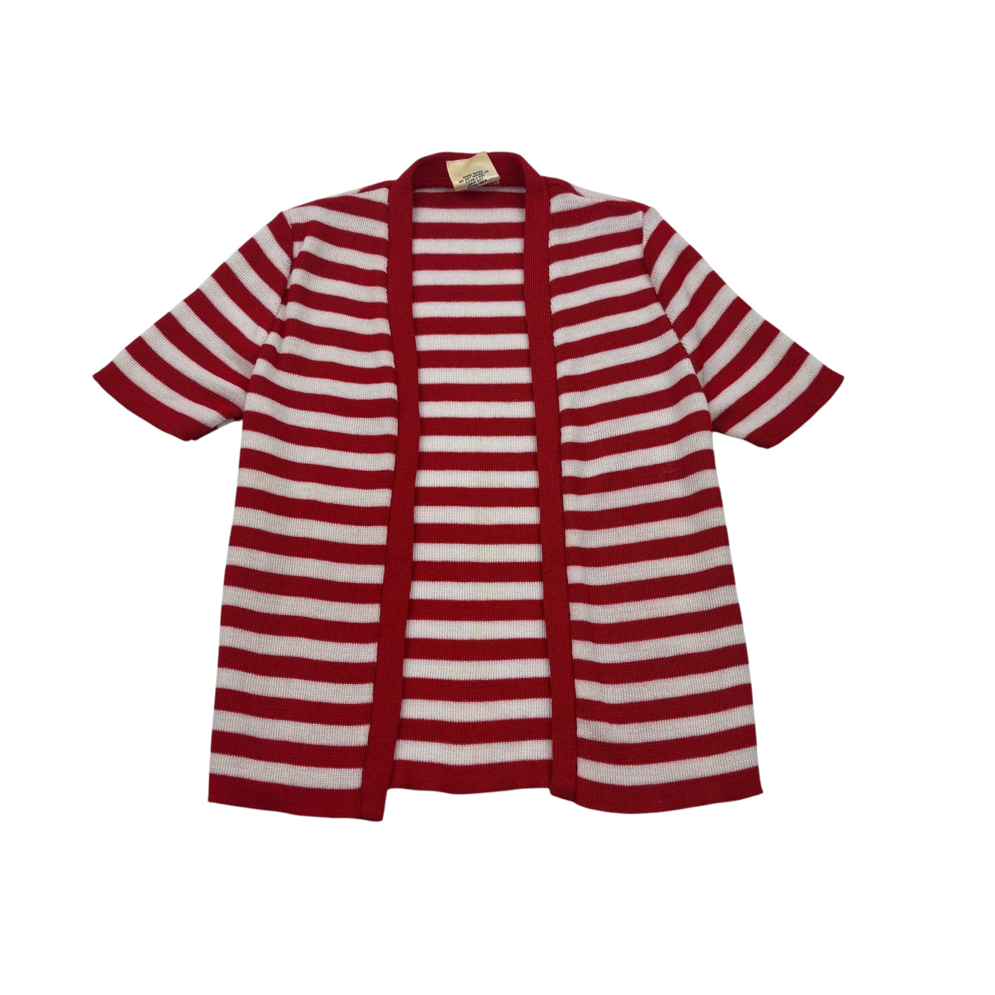 Vintage Target Stripe Cropped Cardigan, Size 8