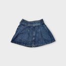 Denim Pleated Skirt, Size 2