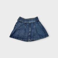 Denim Pleated Skirt, Size 2