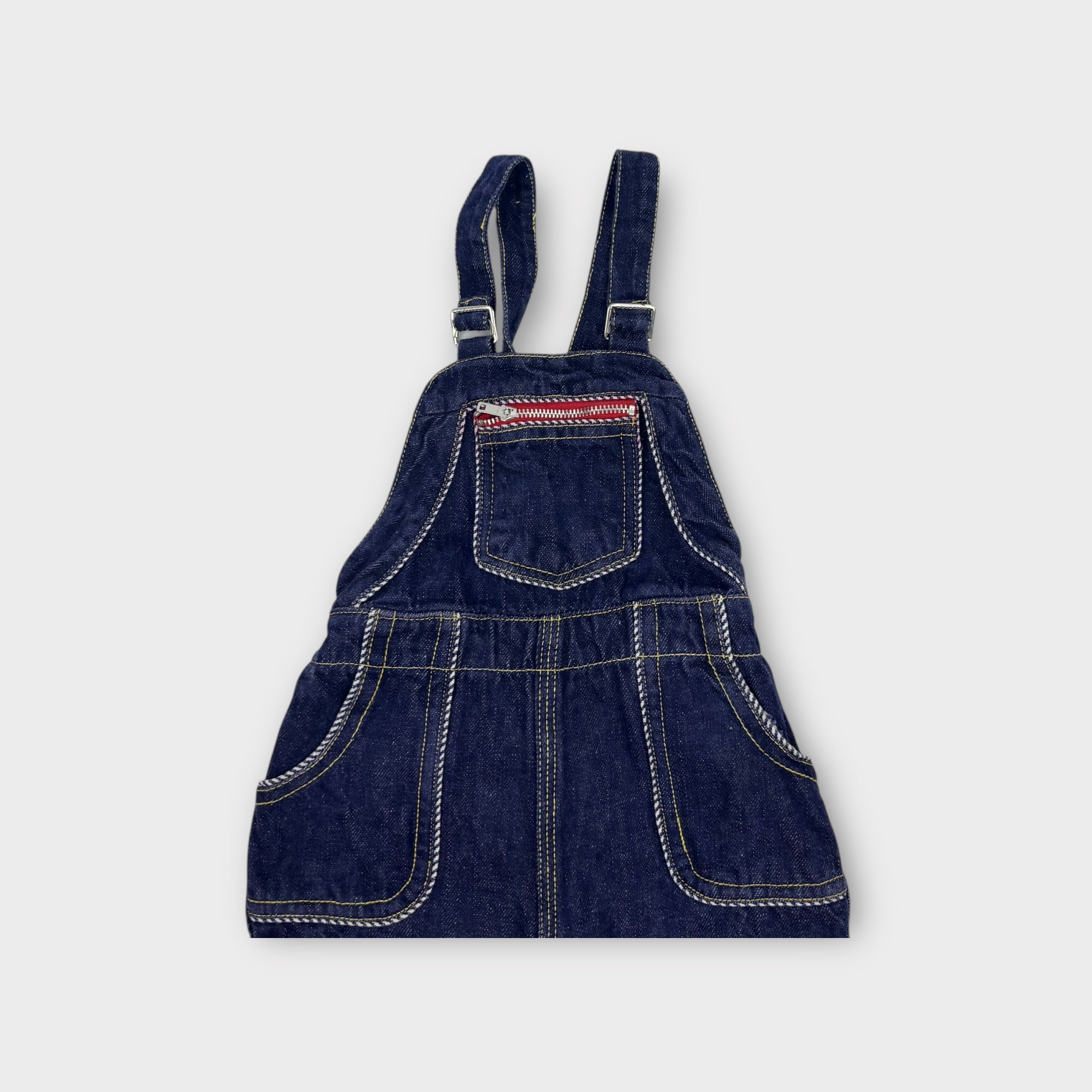 Vintage Denim Overalls, Size 2