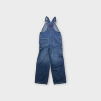 Vintage Route 66 Denim Overalls, Size 7