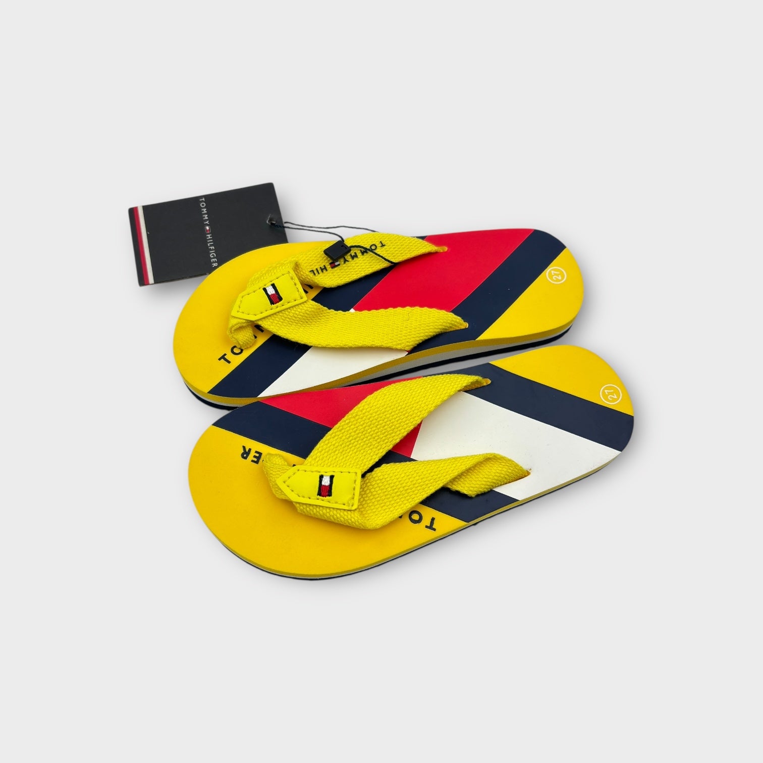 Tommy Hilfiger Flag Print Flip Flops, Size EU 27