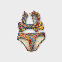 Zimmermann Blue Floral Swimsuit Set, Size 2