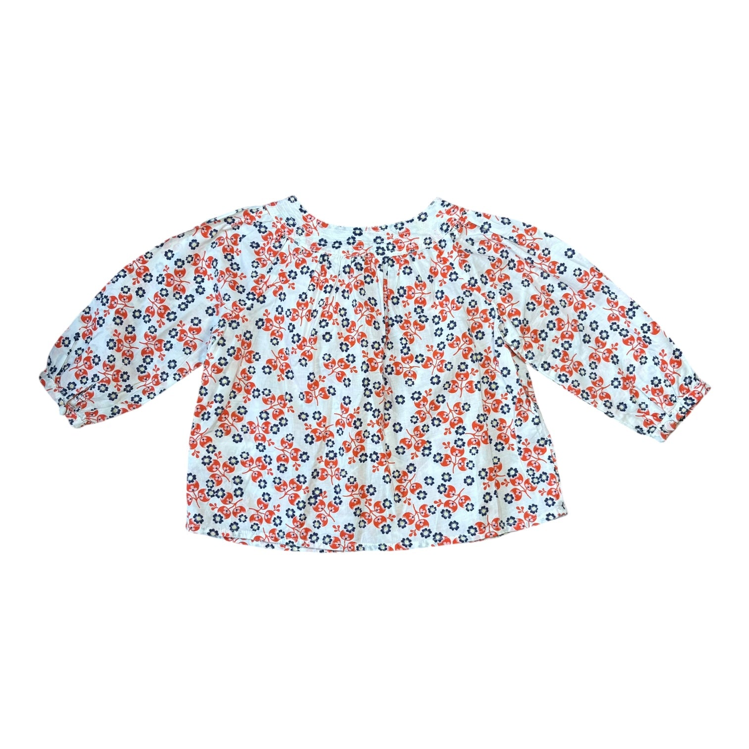 Country Road Floral Print Blouse, Size 0