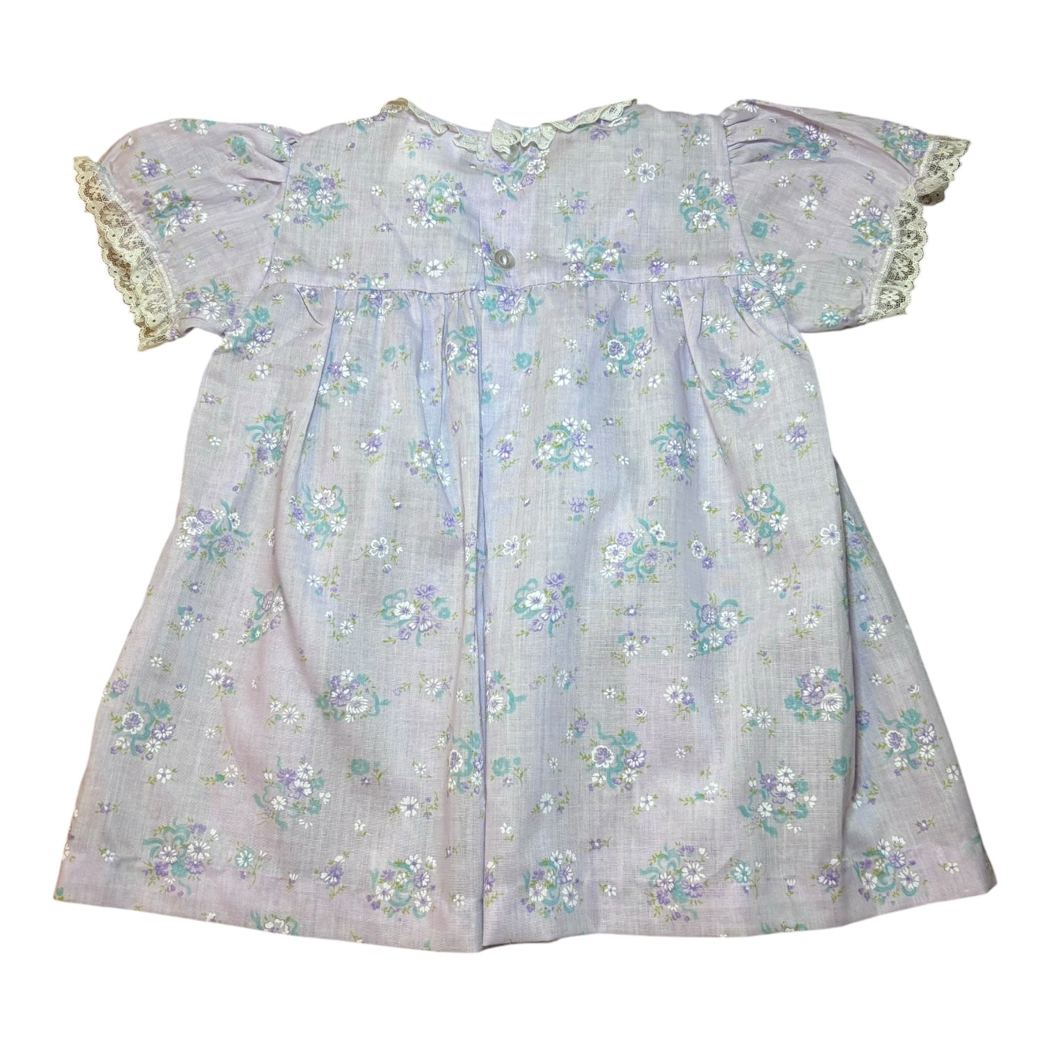 Vintage Little Wishes Purple Floral Dress, Size 1