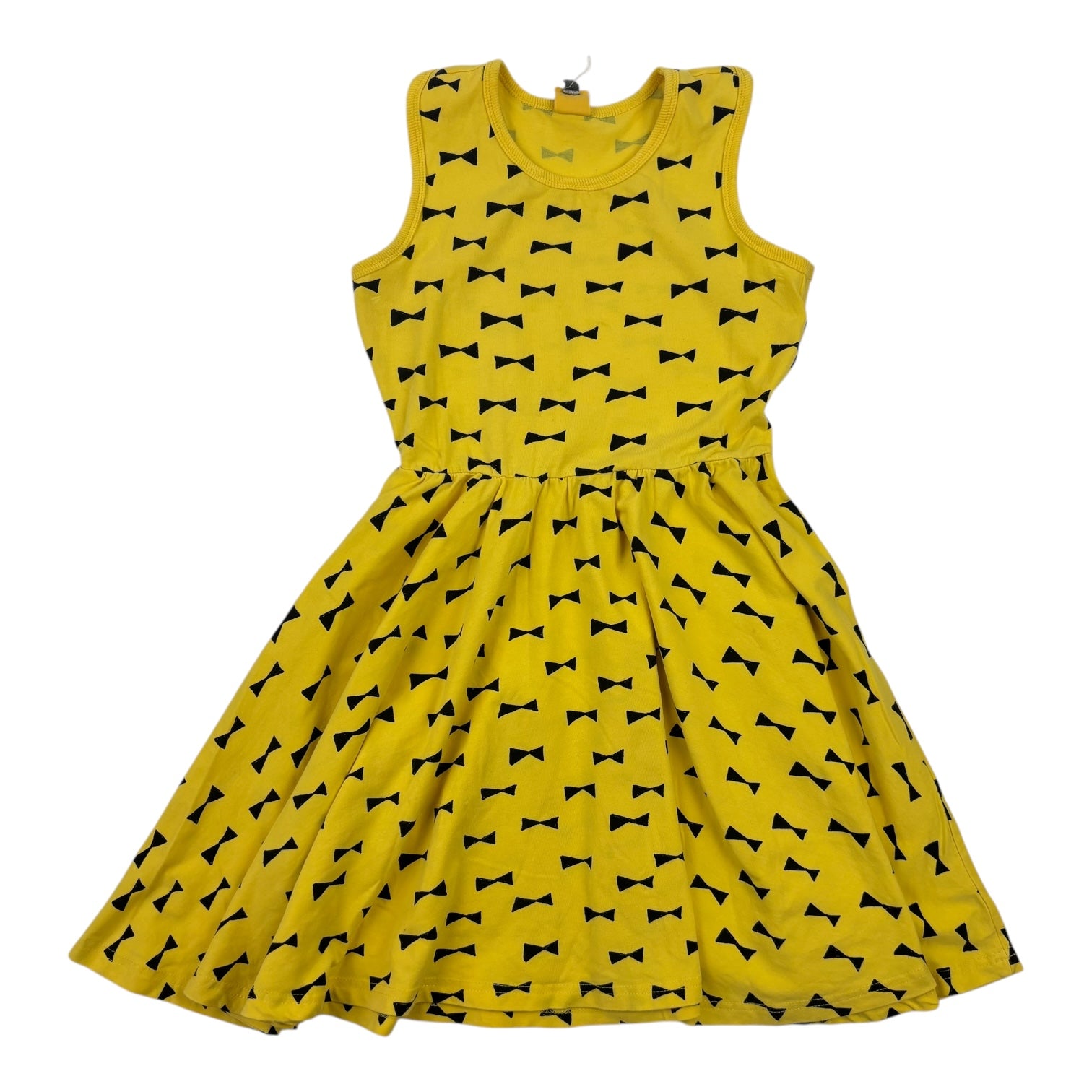 Rock Your Kid Yellow Bow Tie Dress, Size 10