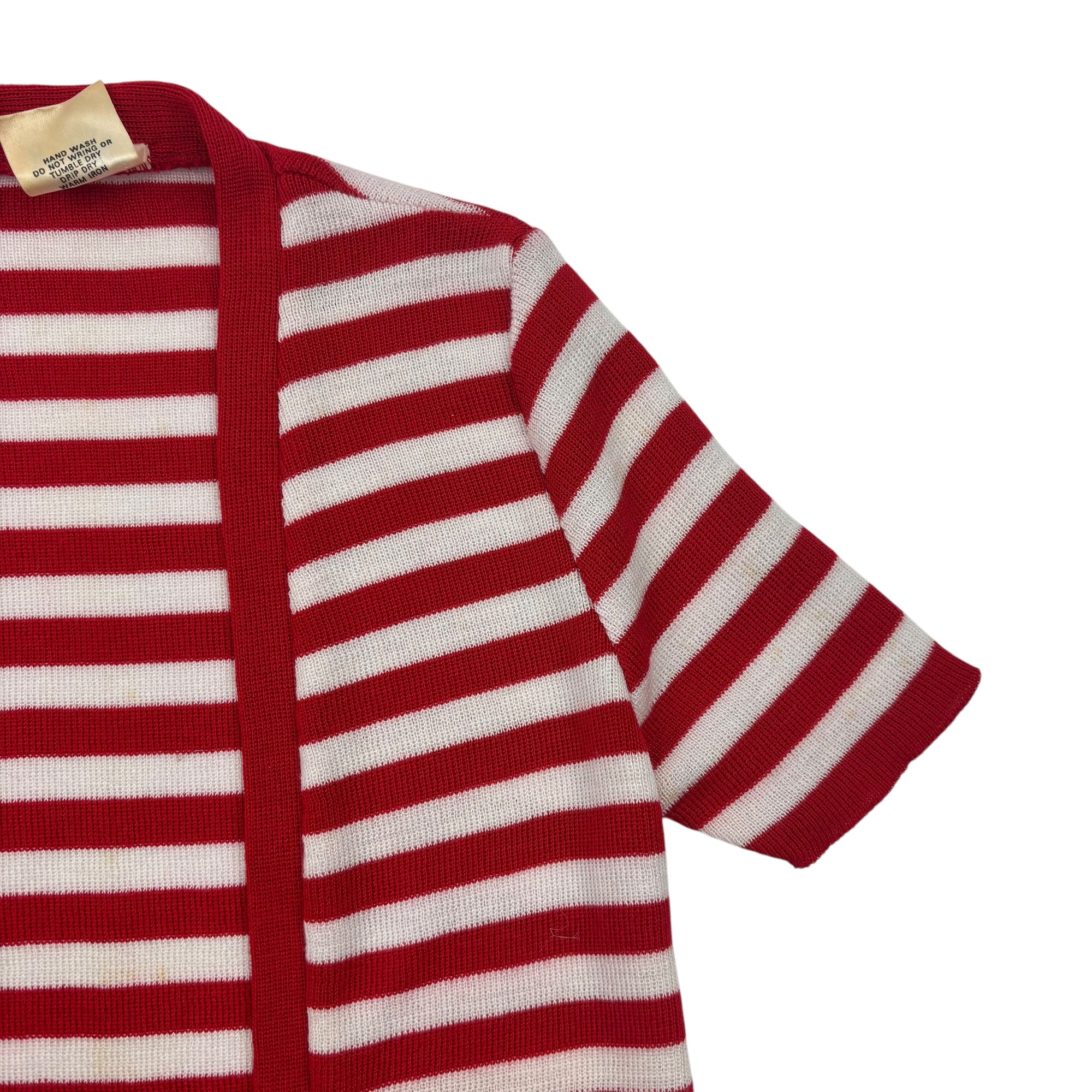 Vintage Target Stripe Cropped Cardigan, Size 8