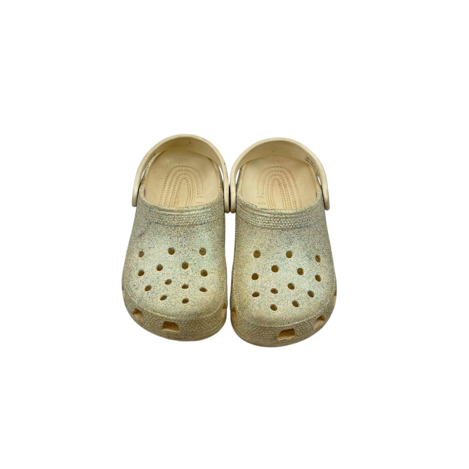 Glitter Crocs, Size J2