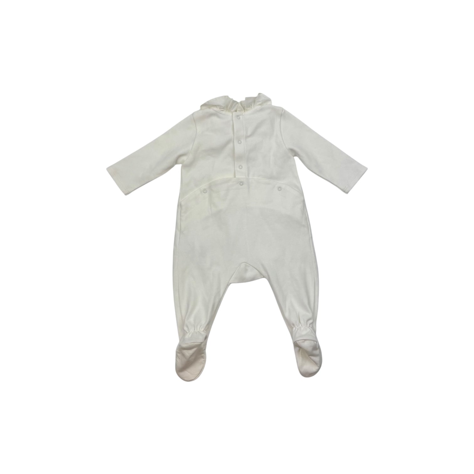 Chloe White Onesie, Size 0000