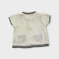Magdalena Esposito Knitted Polo Top, Size 00