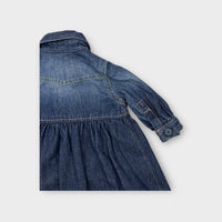 Petit Bateau Denim Button Down Dress, Size 00
