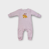 Purebaby Pink Pointelle Onesie, Size 000