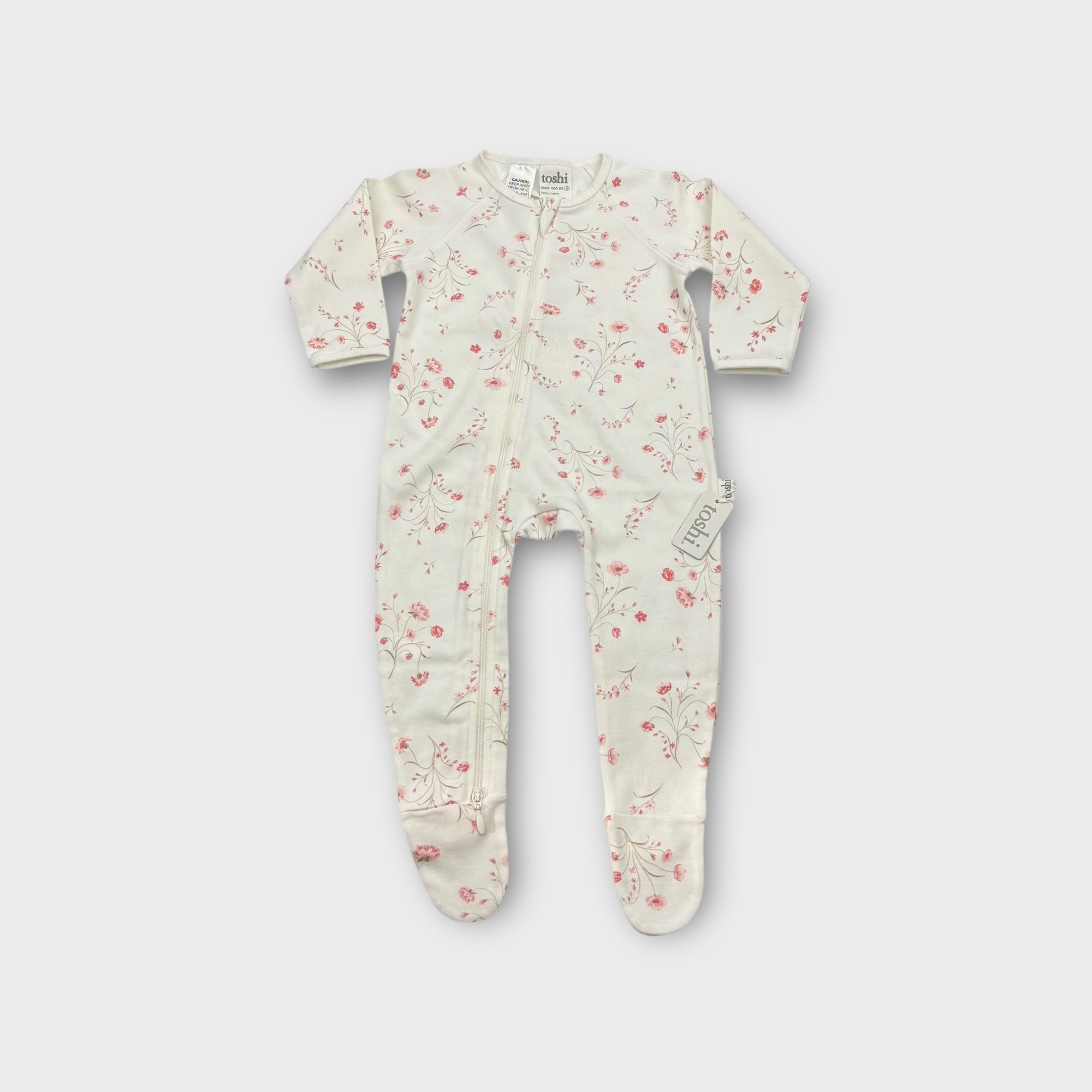 Toshi Floral Print Onesie, Size 0