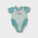 Vintage Blue & White Bodysuit, Size 00