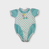 Vintage Blue & White Bodysuit, Size 00