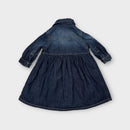 Petit Bateau Denim Button Down Dress, Size 00