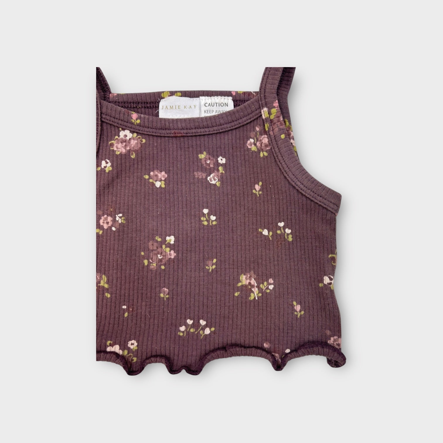 Jamie Kay Purple Floral Singlet, Size 0