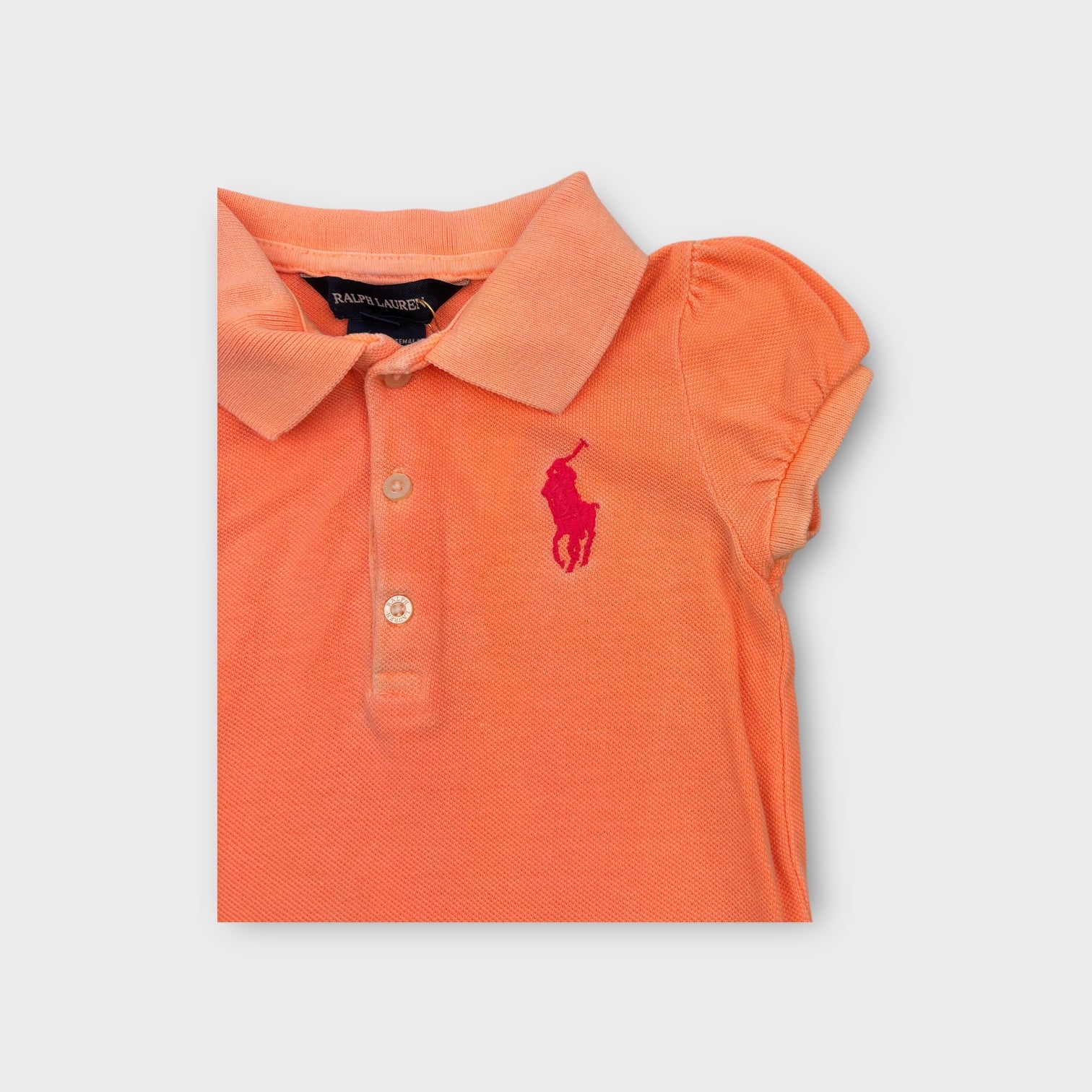 Ralph Lauren Orange Polo Shirt, Size 0