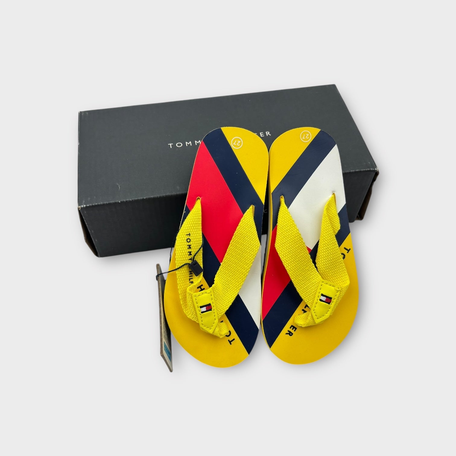 Tommy Hilfiger Flag Print Flip Flops, Size EU 27