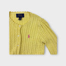 Polo Ralph Lauren Yellow Cardigan, Size 3