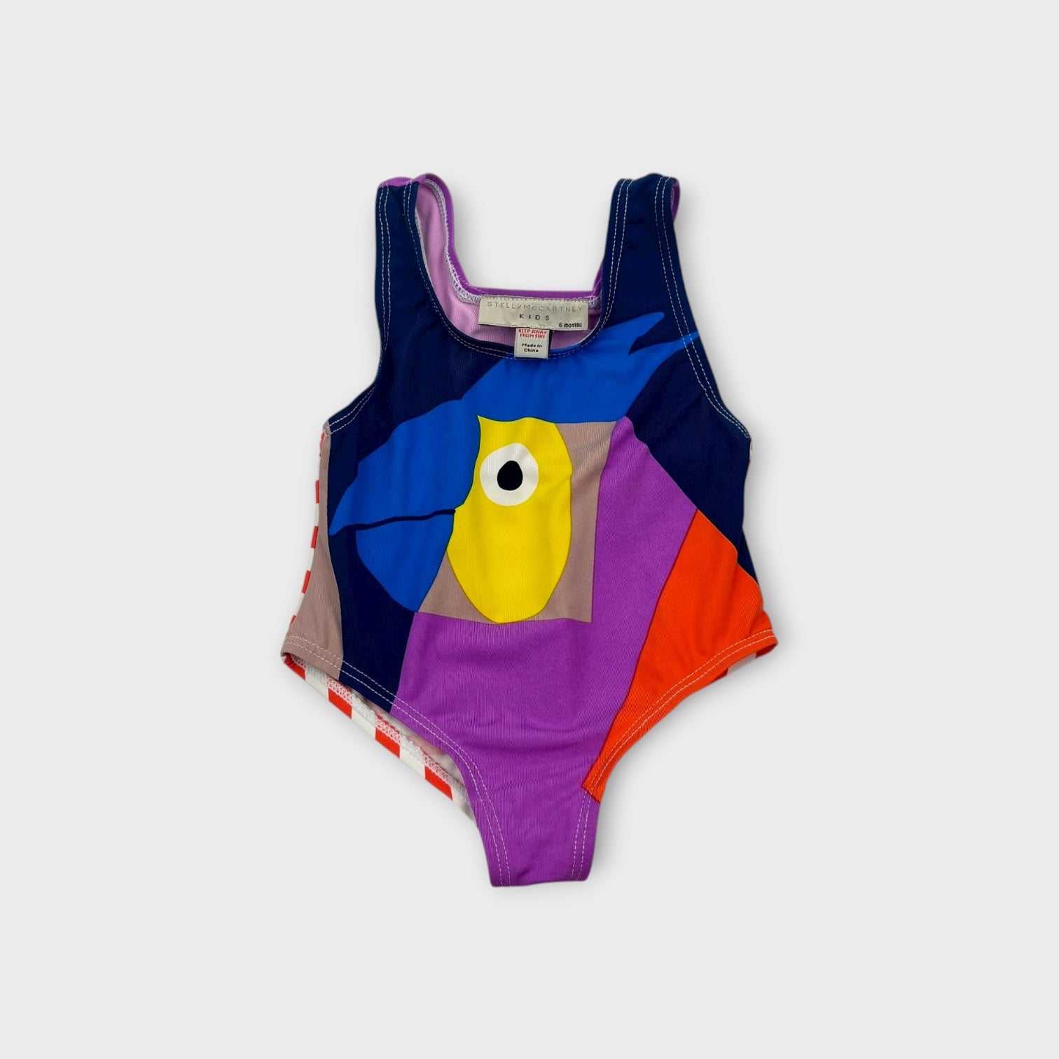 Stella McCartney Parrot Swimsuit, Size 00