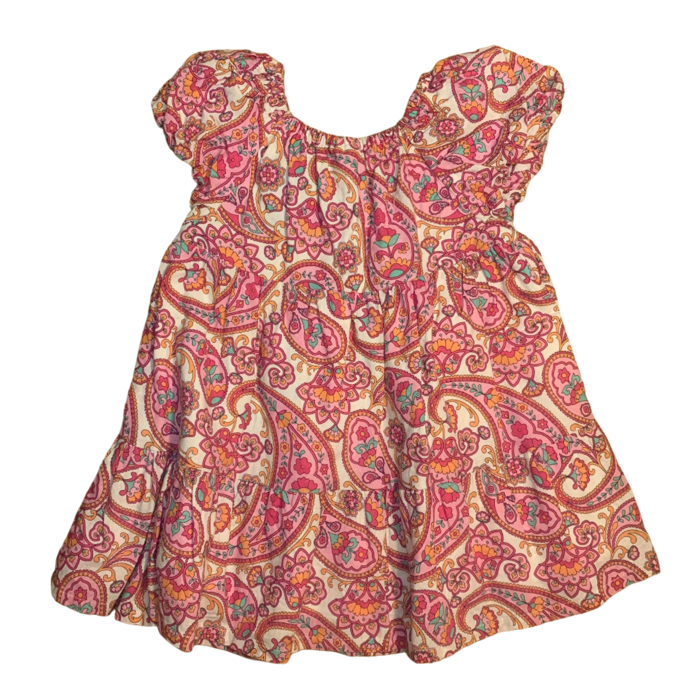 Seed Pink Paisley Dress, Size 2