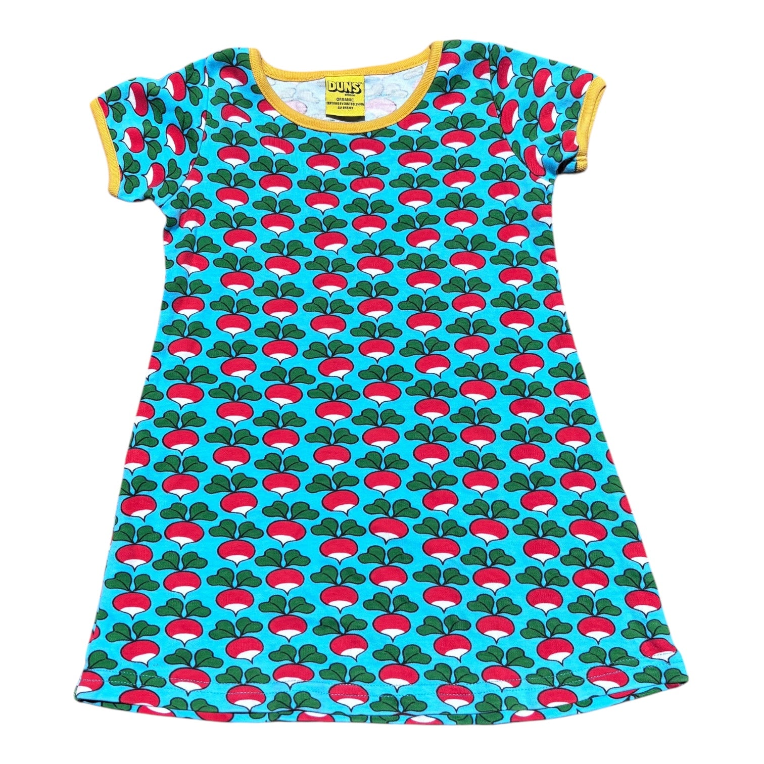 Duns Sweden Radish Print Dress, Size 18-24m