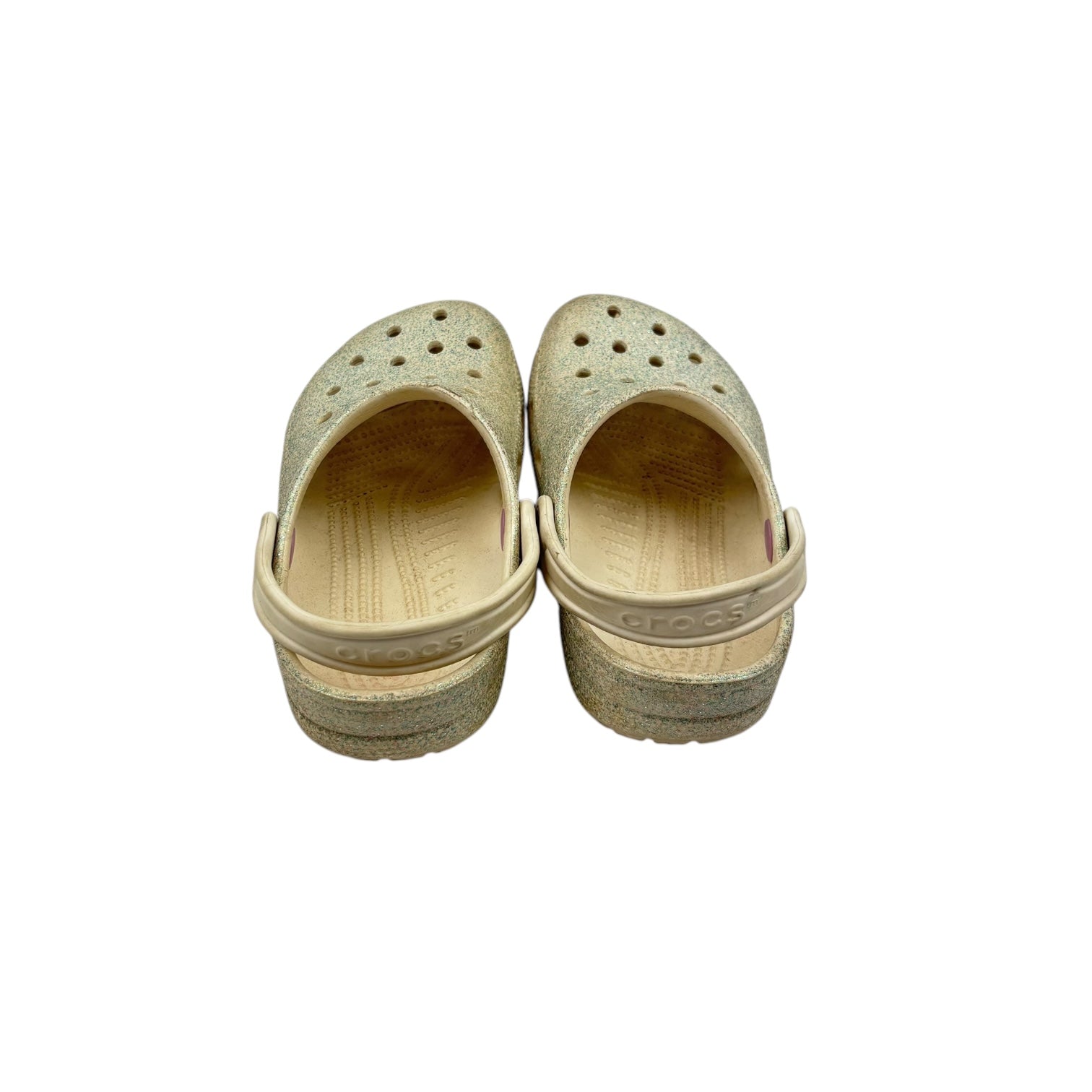 Glitter Crocs, Size J2