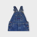 Vintage Route 66 Denim Overalls, Size 7