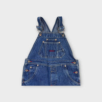 Vintage Route 66 Denim Overalls, Size 7