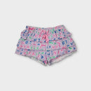 Peter Alexander Grey Ruffle Sleep Set, Size 8