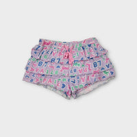 Peter Alexander Grey Ruffle Sleep Set, Size 8