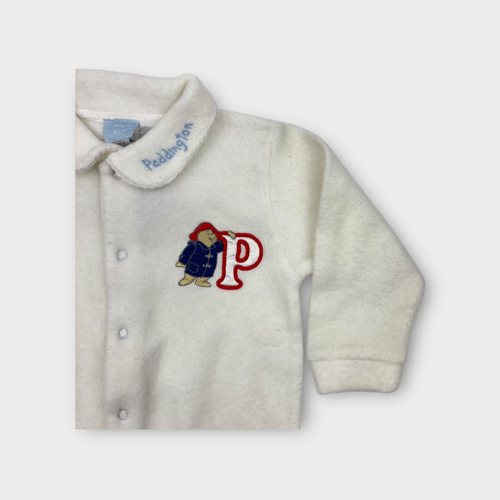 Retro Paddington Bear Onesie, Size 0