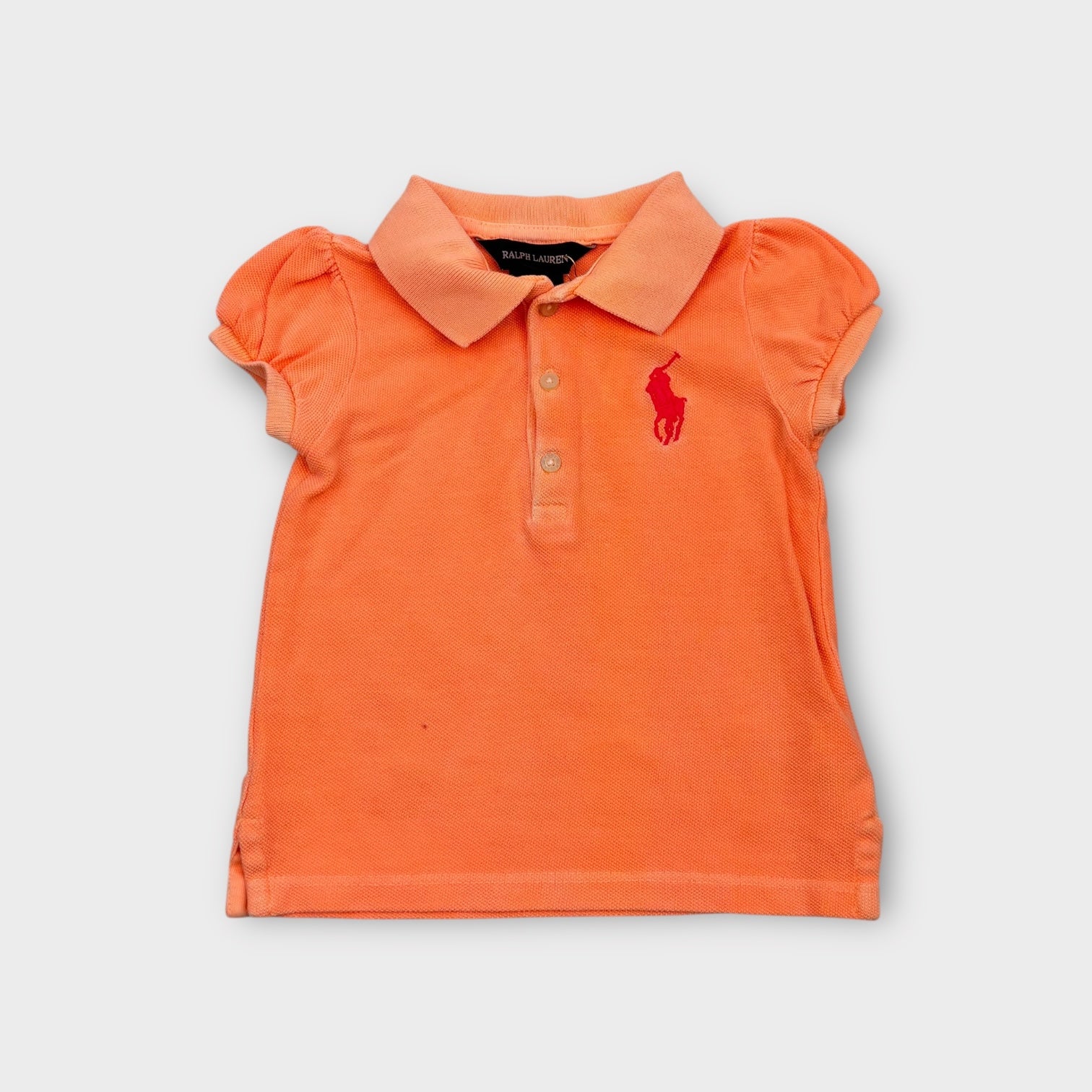 Ralph Lauren Orange Polo Shirt, Size 0