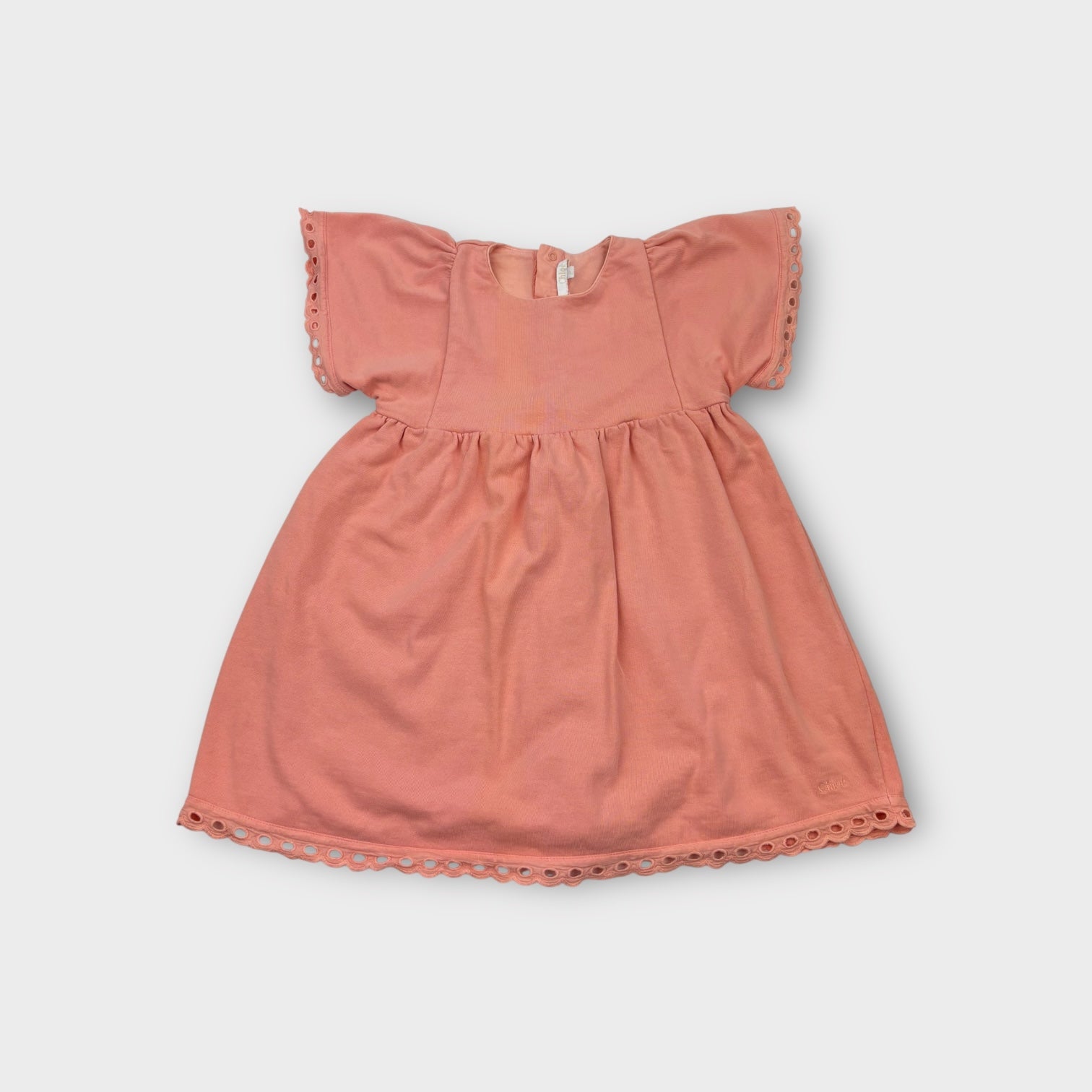 Chloe Peach Lace Dress, Size 3