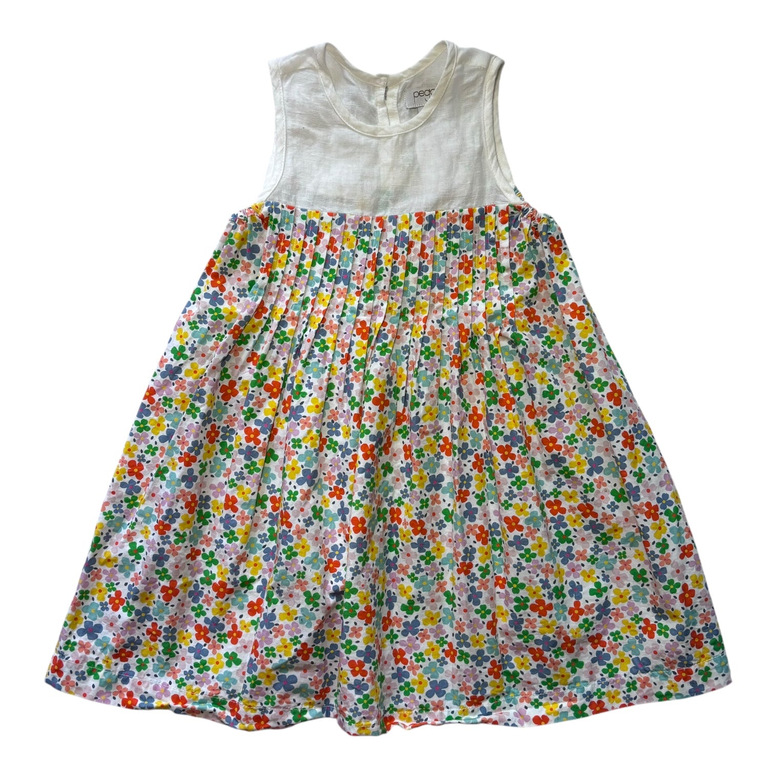 Peggy Bright Flower Print Dress, Size 2