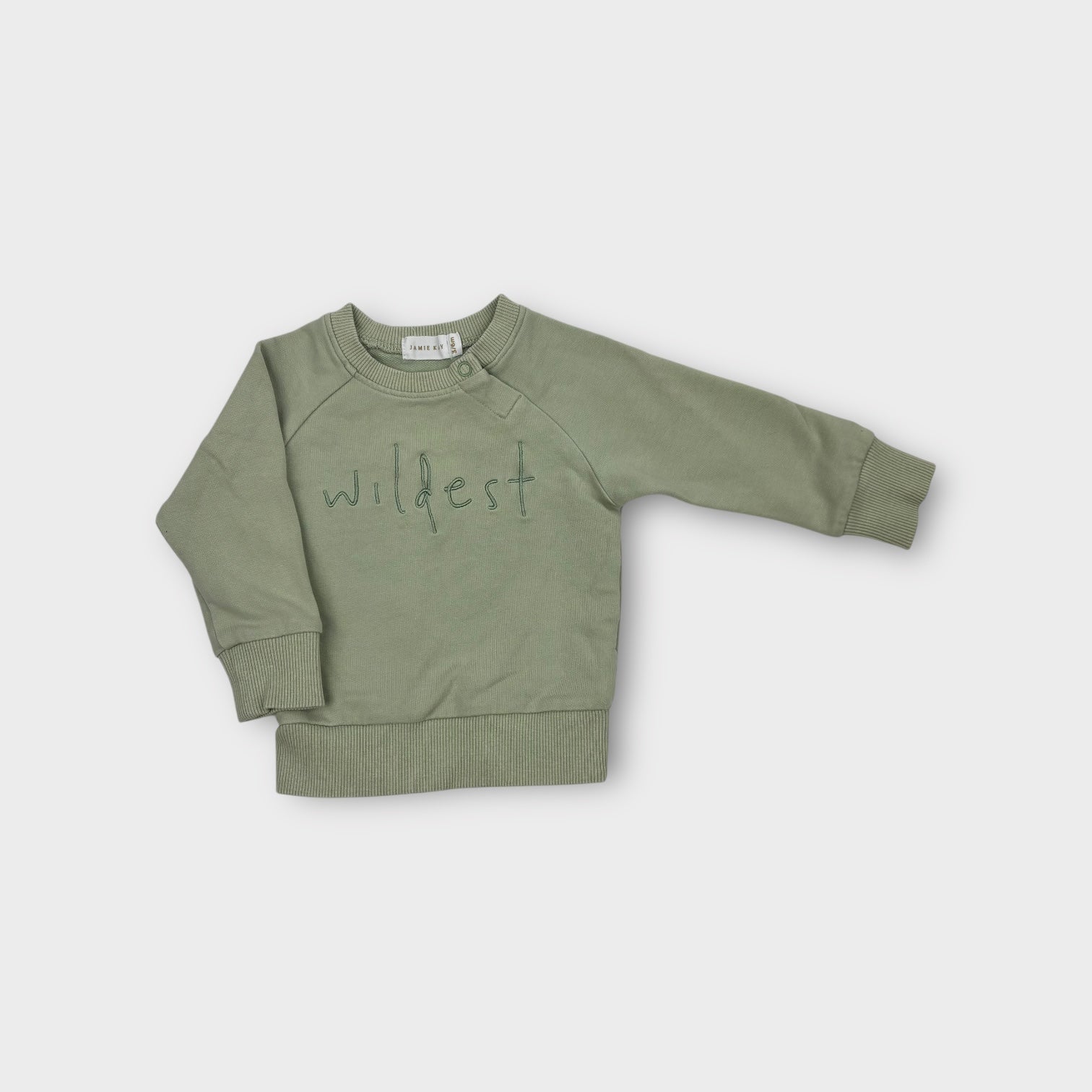 Jamie Kay Green Sweatshirt Jumper, Size 00