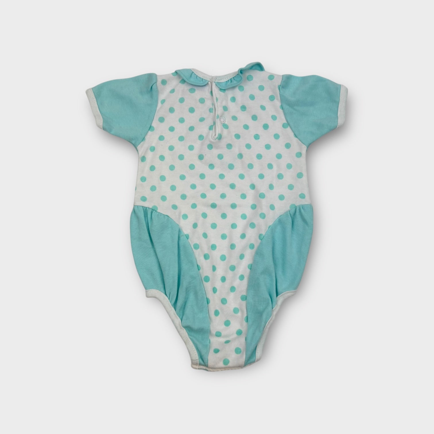 Vintage Blue & White Bodysuit, Size 00