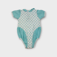 Vintage Blue & White Bodysuit, Size 00