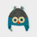Handmade Owl Beanie, Size XS