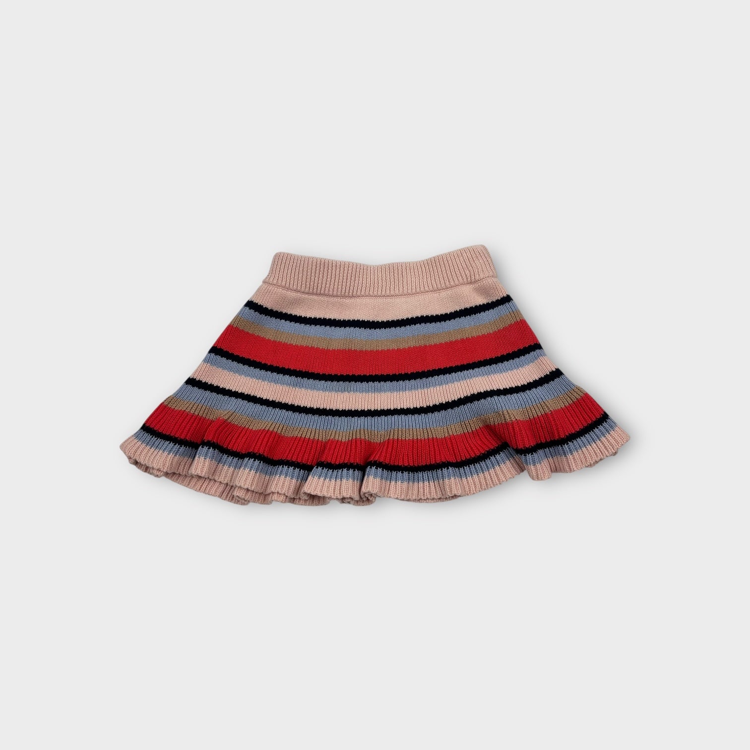 Seed Stripe Knit Skirt, Size 4