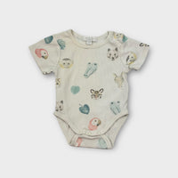 Purebaby Animal Print Bodysuit, Size 0000