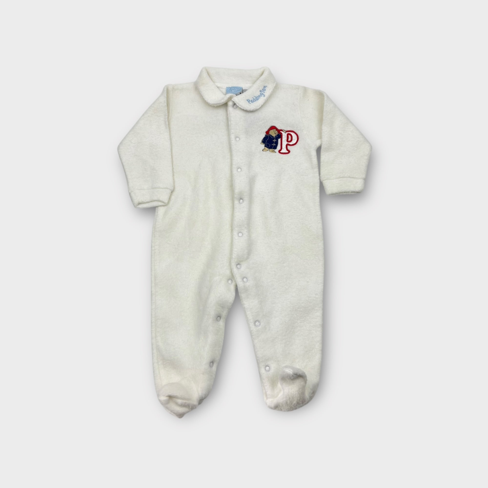 Retro Paddington Bear Onesie, Size 0