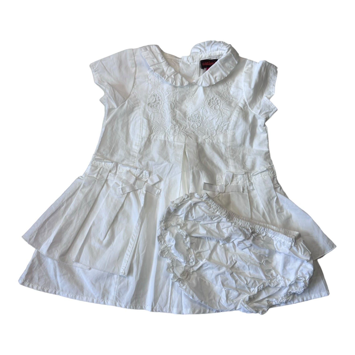 Catimini White Lace Dress, Size 00